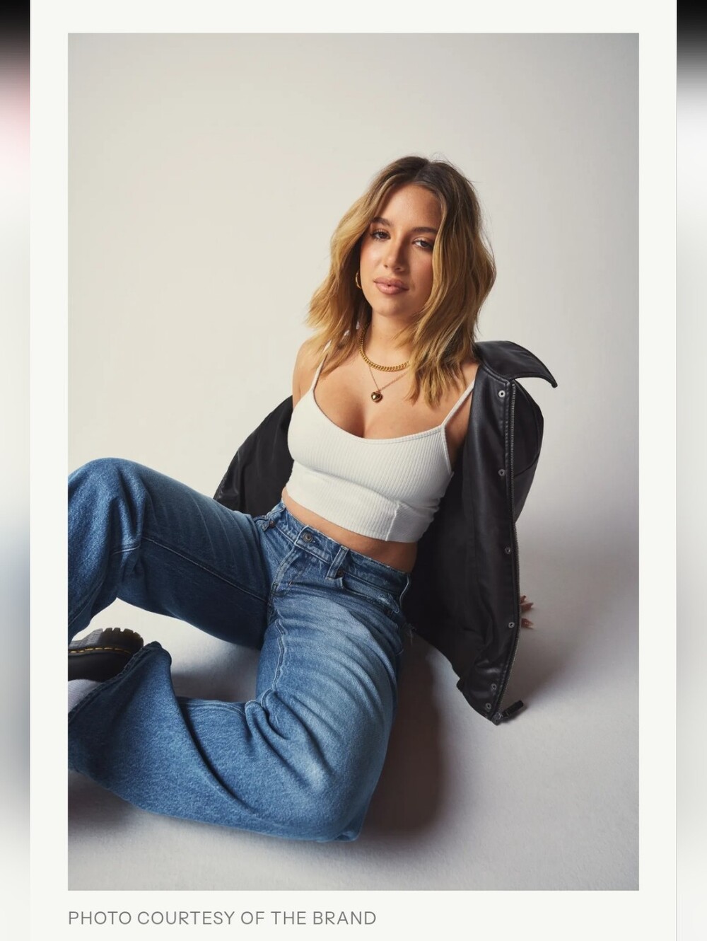 American Eagle | Maddie & Kenzie Ziegler Bralette Crop Top - 94% Cotton (M)